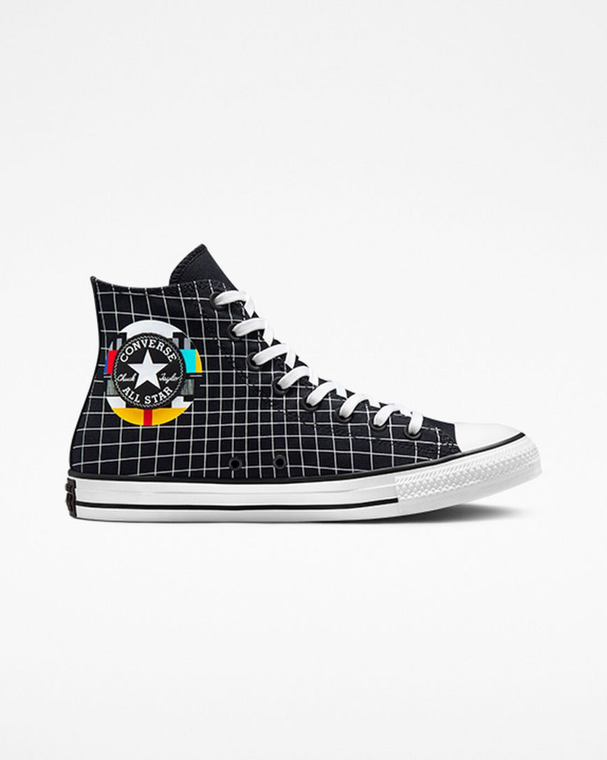 Tenisi Inalti Barbati Converse Chuck Taylor All Star Color Grid Albi Colorati Maro | RO ZYKHV427